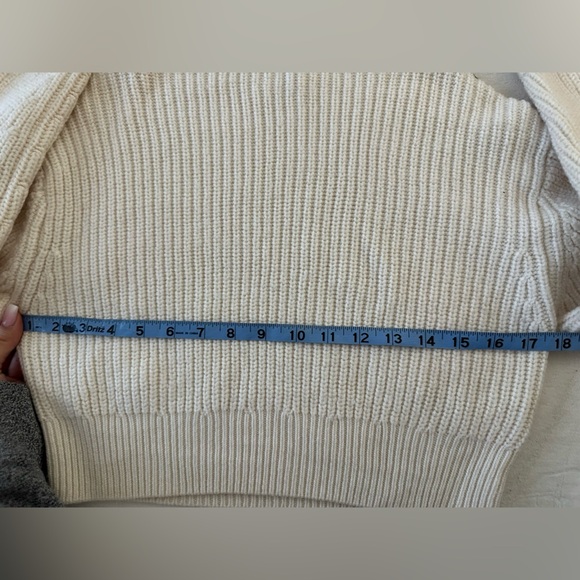 ARITZIA cream knit sweater - Picture 6 of 11